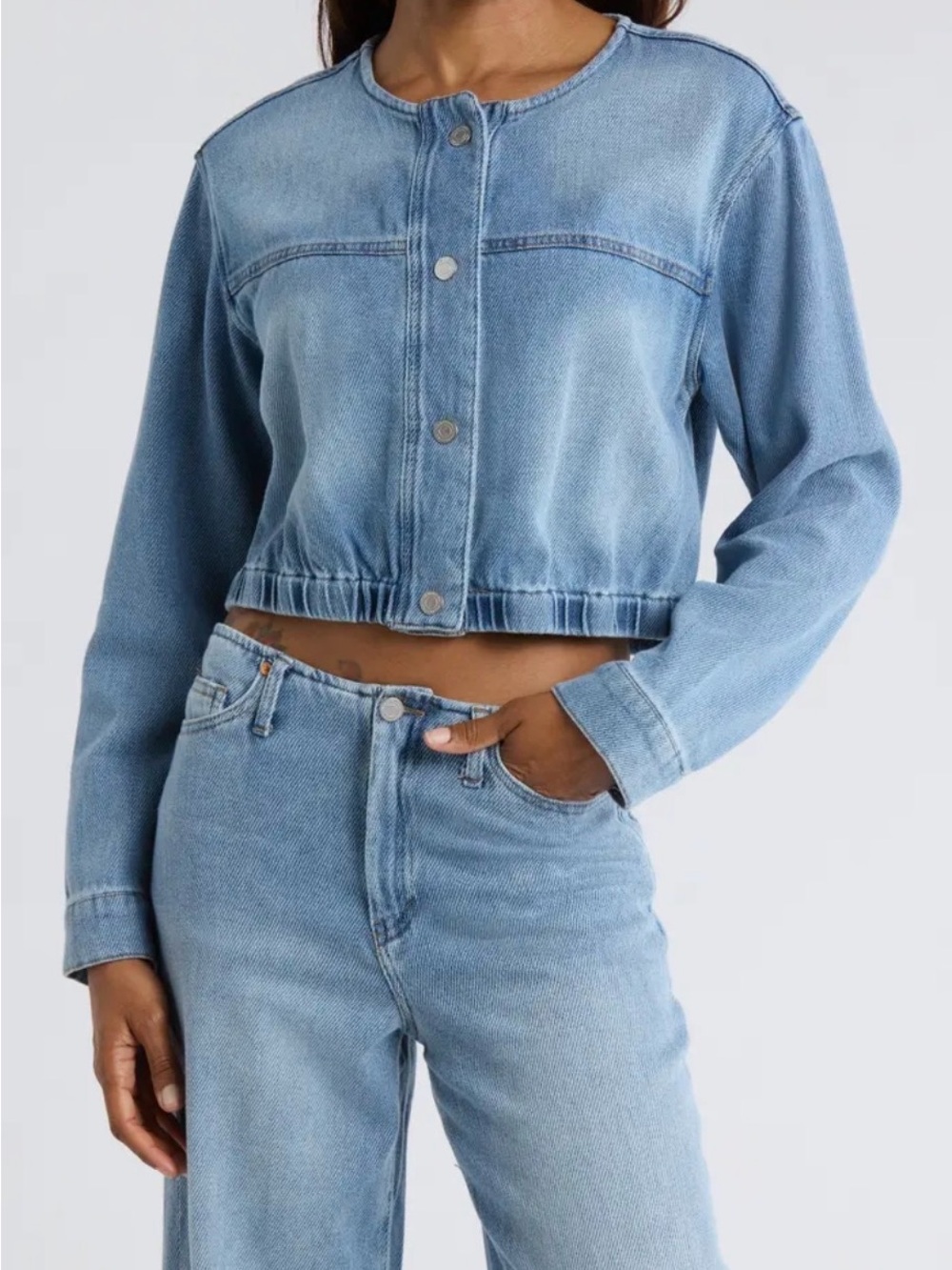 Habitual Light Blue High-Rise Straight Jeans
